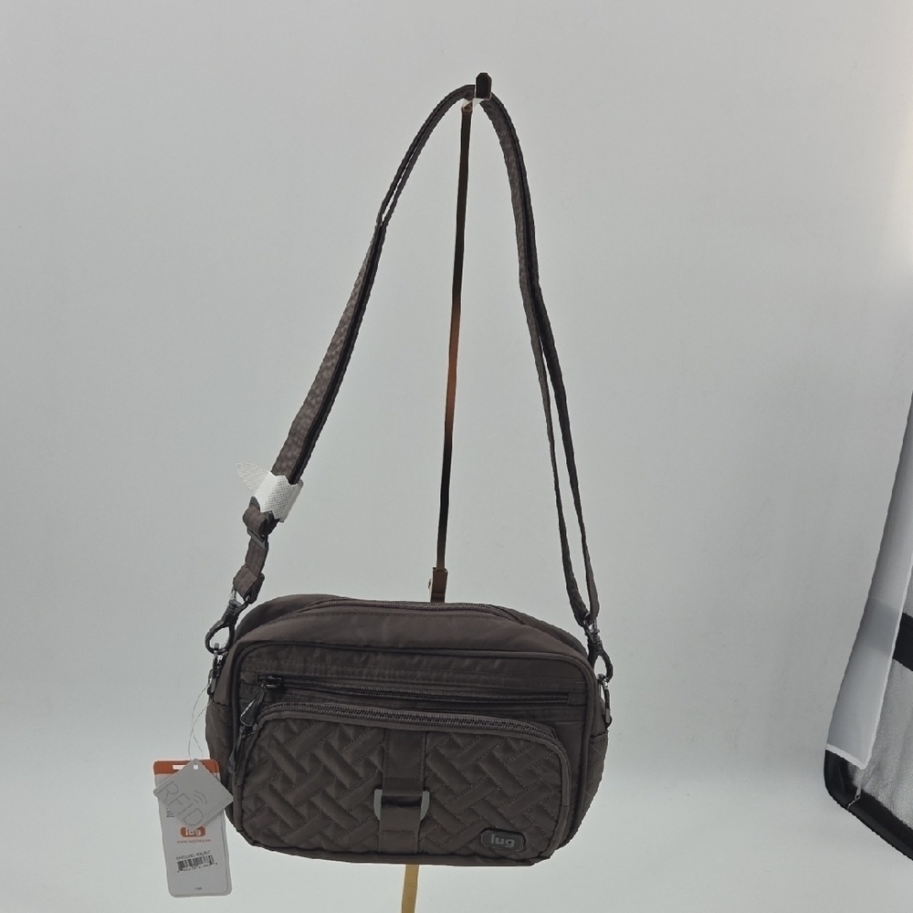 Lug Carousel Quilted Messenger Bag in Walnut NWT - Picture 2 of 16